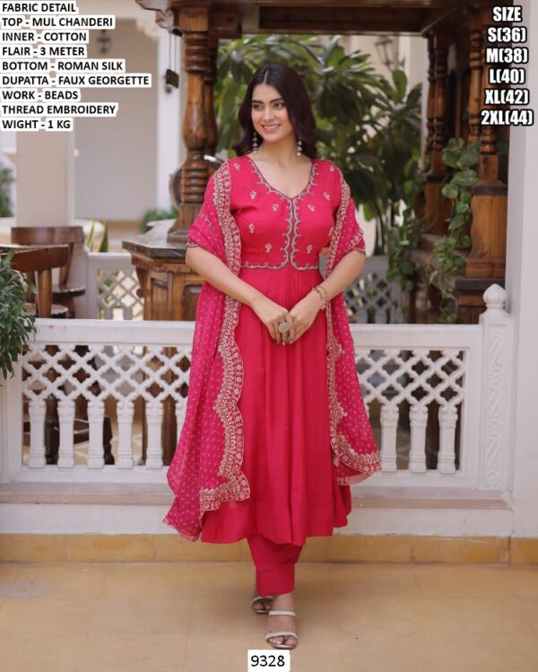 Trendy Embroidered Ethnic Wear Look