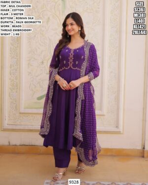 Trendy Embroidered Ethnic Wear Look