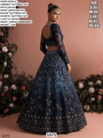 Stylish Butterfly Net Lehenga Set With Thread Embroidery Work
