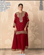 Designer Women Ethnic Set With Heavy Embroidered Detailing
