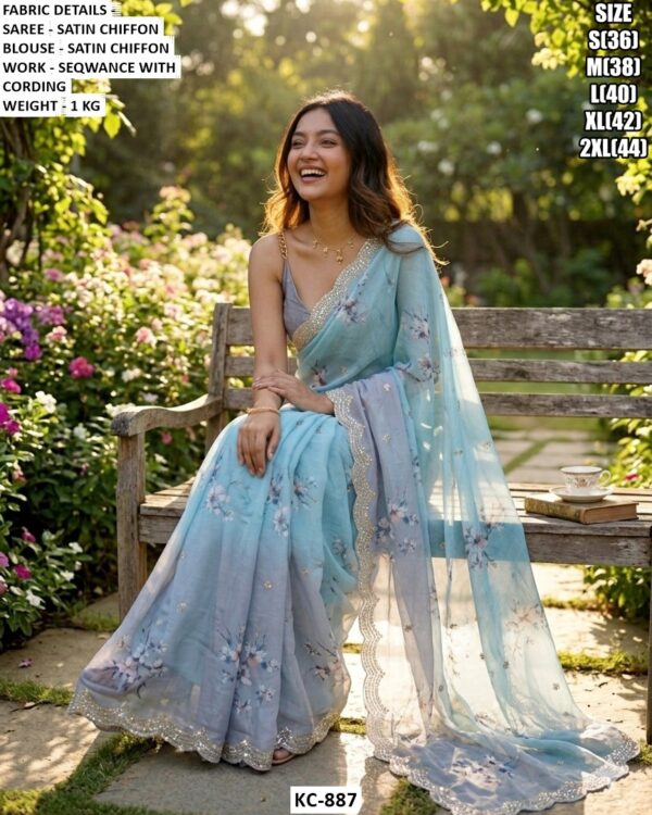 Luxury Occasion Wear Saree With Premium Blanded Finish