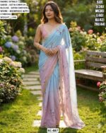 Luxury Occasion Wear Saree With Premium Blanded Finish