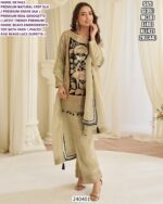 Elegant Farsi Palazzo Set With Beads Lace Dupatta