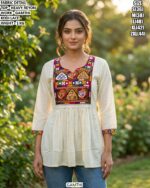 Trendy Heavy Reyon Top With Beautiful Lace Work