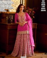 Real Georgette Lehenga Set With Mirror Work And Heavy Embroidery