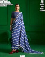 Premium Viscose Mull Saree With Hand Embroidery Work