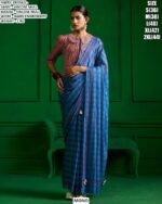 Premium Viscose Mull Saree With Hand Embroidery Work