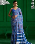 Premium Viscose Mull Saree With Hand Embroidery Work