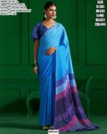 Premium Viscose Mull Saree With Hand Embroidery Work