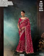 Stylish Fancy Saree With Aari And Handwork