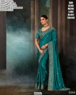 Stylish Fancy Saree With Aari And Handwork