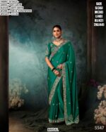 Stylish Fancy Saree With Aari And Handwork