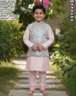 Exclusive Kids Kurta Pyjama Koti Set For Special Occasions