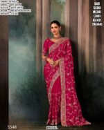 Stylish Fancy Saree With Aari And Handwork