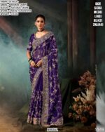 Stylish Fancy Saree With Aari And Handwork