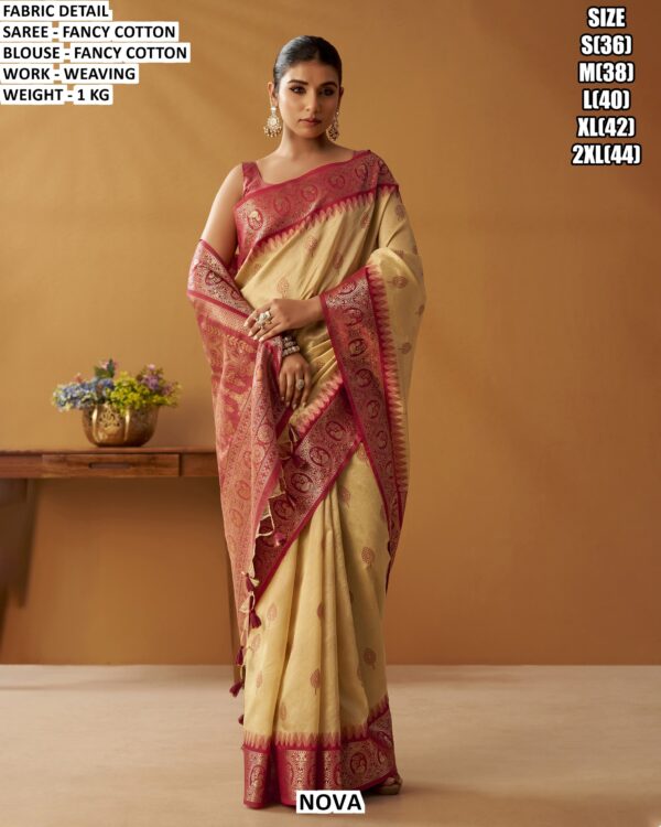 Traditional Women Saree With Rich Weaving Design