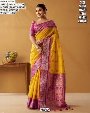 Traditional Women Saree With Rich Weaving Design