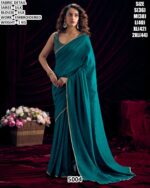 Graceful Silk Saree With Rich Embroidery Touch