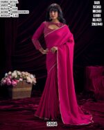 Graceful Silk Saree With Rich Embroidery Touch