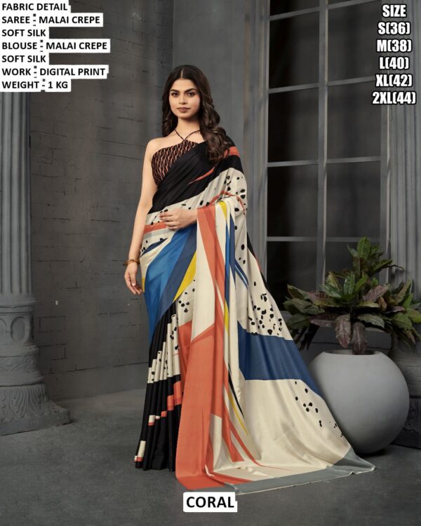Luxury Occasion Wear Saree With Soft Silk Finish