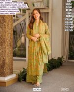 Beautiful Cambric Cotton Suit Set With Heavy Digital Print