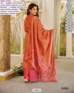 Beautiful Cambric Cotton Suit Set With Heavy Digital Print