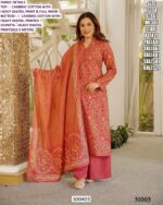 Beautiful Cambric Cotton Suit Set With Heavy Digital Print