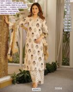 Beautiful Cambric Cotton Suit Set With Heavy Digital Print