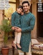 Stylish Printed Kurta Pajama Set In Magic Cotton Fabric For Festive Wear