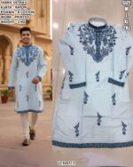 Premium Men Traditional Outfit With Stylish Print Work
