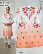 Premium Men Traditional Outfit With Stylish Print Work