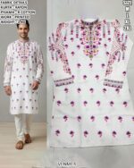 Premium Men Traditional Outfit With Stylish Print Work