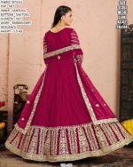 Premium Net Suit Set With Embroidery Sequence Work