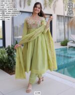 Stylish Designer Cutwork Anarkali Suit For Women