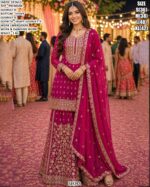 Elegant Party Wear Georgette Suit Set