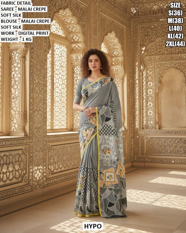 Graceful Women Saree With Premium Printed Design
