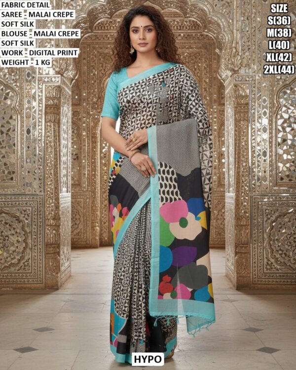 Graceful Women Saree With Premium Printed Design