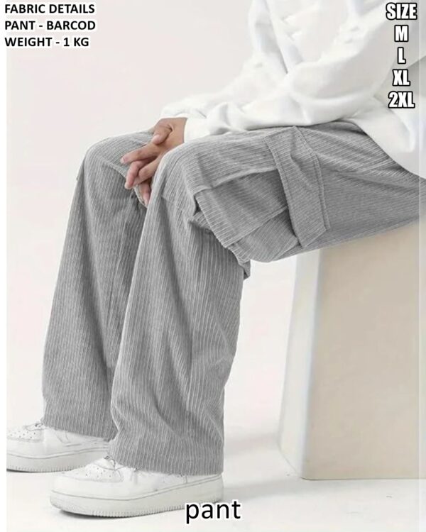 Barcod Fabric Cargo Pant For Men Casual Wear Collection