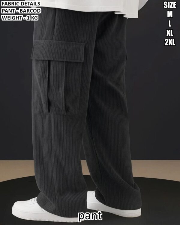 Barcod Fabric Cargo Pant For Men Casual Wear Collection