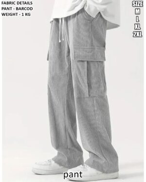 Barcod Fabric Cargo Pant For Men Casual Wear Collection