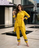 Premium Co Ord Set For Women With Handwork And Embroidery Detail