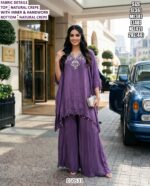 Premium Co Ord Set For Women With Handwork And Embroidery Detail