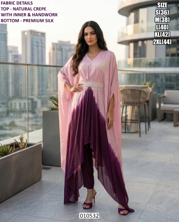 Premium Co Ord Set For Women With Handwork And Embroidery Detail