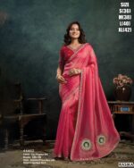 Elegant Saree With Embroidery Blouse Collection