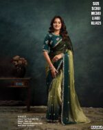 Elegant Saree With Embroidery Blouse Collection