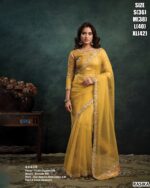 Elegant Saree With Embroidery Blouse Collection