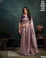 Elegant Saree With Embroidery Blouse Collection