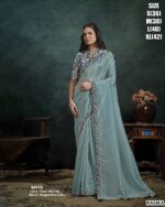 Elegant Saree With Embroidery Blouse Collection