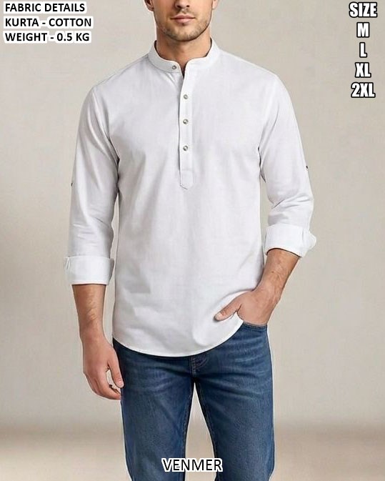 Men’s Cotton Kurta For Casual And Festive Wear