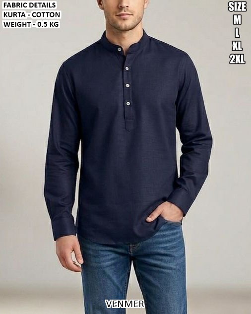 Men’s Cotton Kurta For Casual And Festive Wear